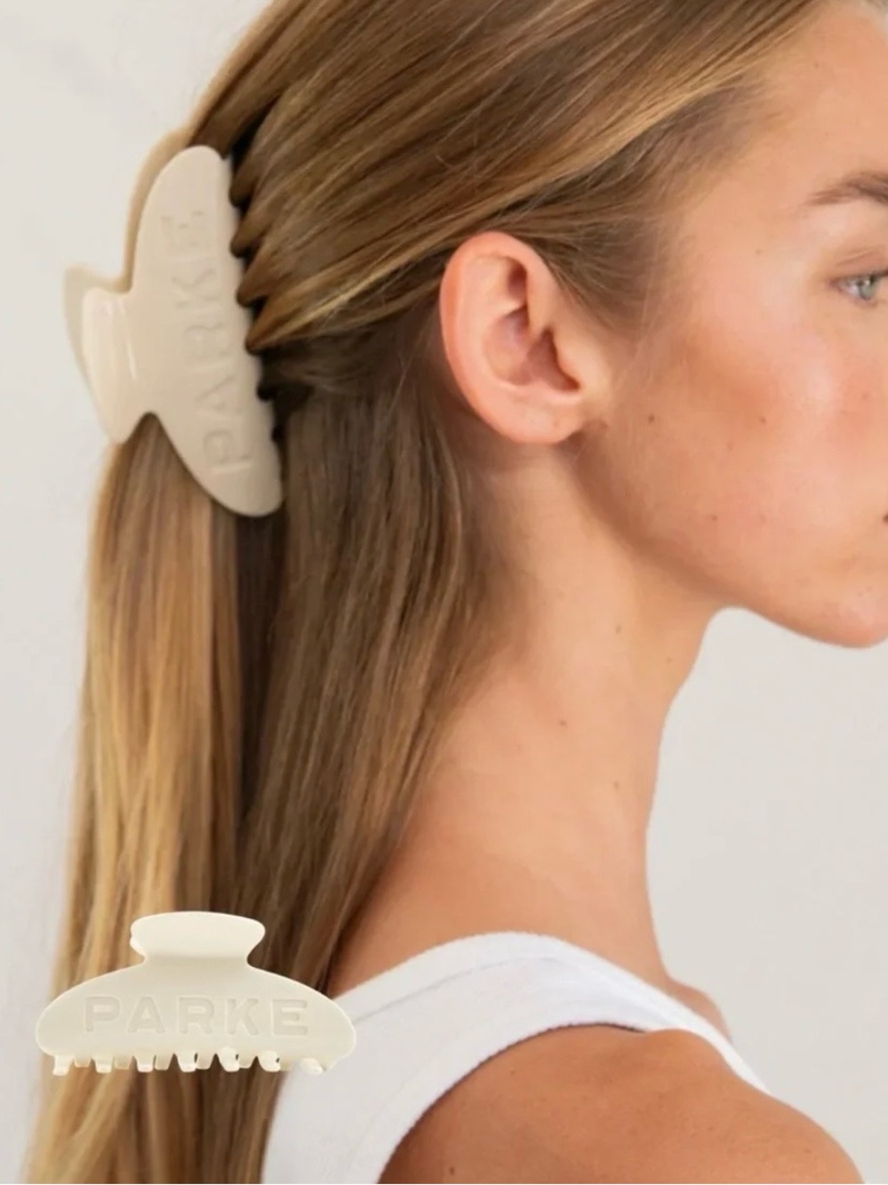 Parke Bridal Crème Oversized Claw Hair Clip SOLD OUT!!